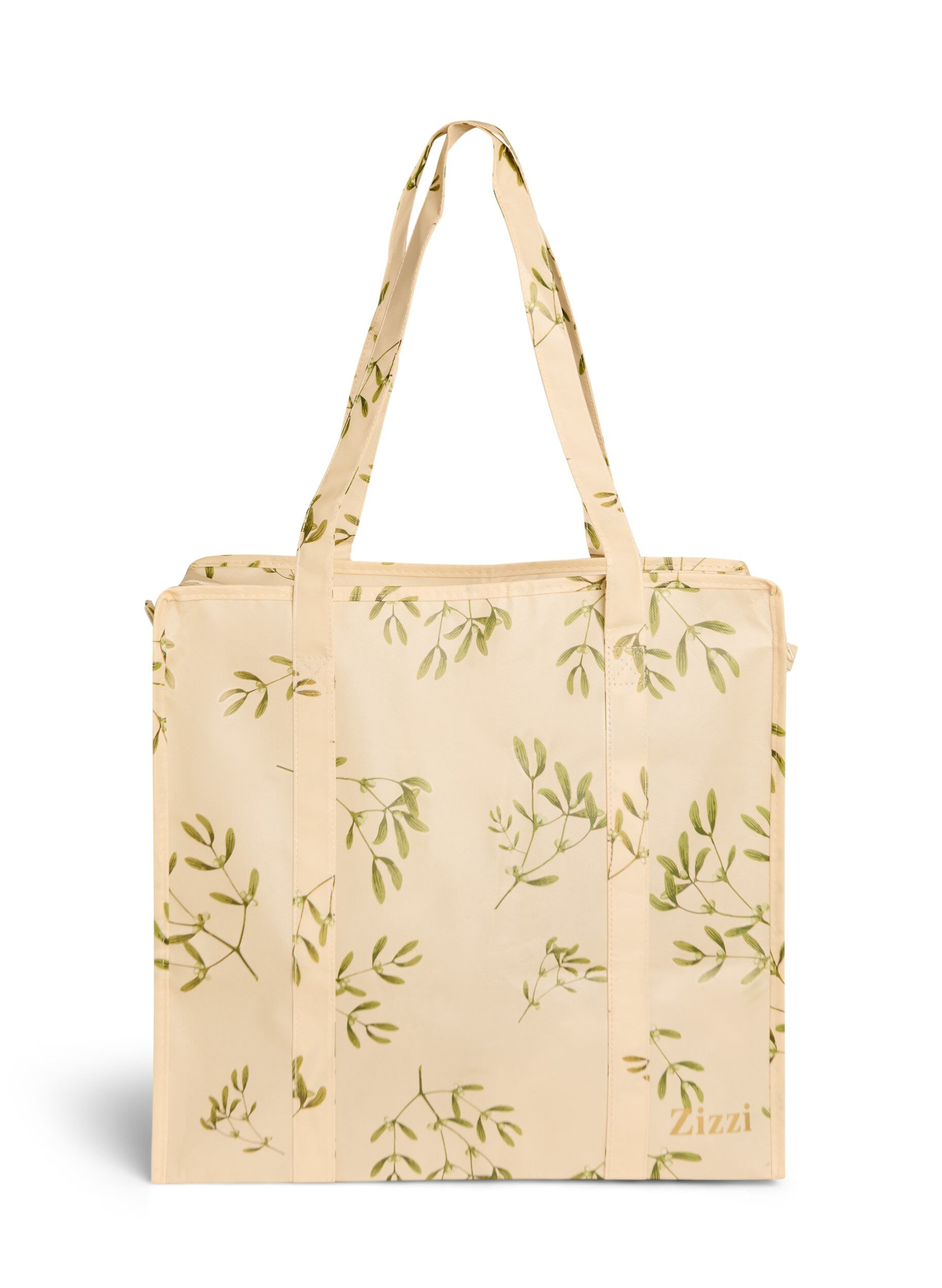 Zizzi Sac de magasinage avec fermeture &eacute;clair, Beige, Packshot image number 1