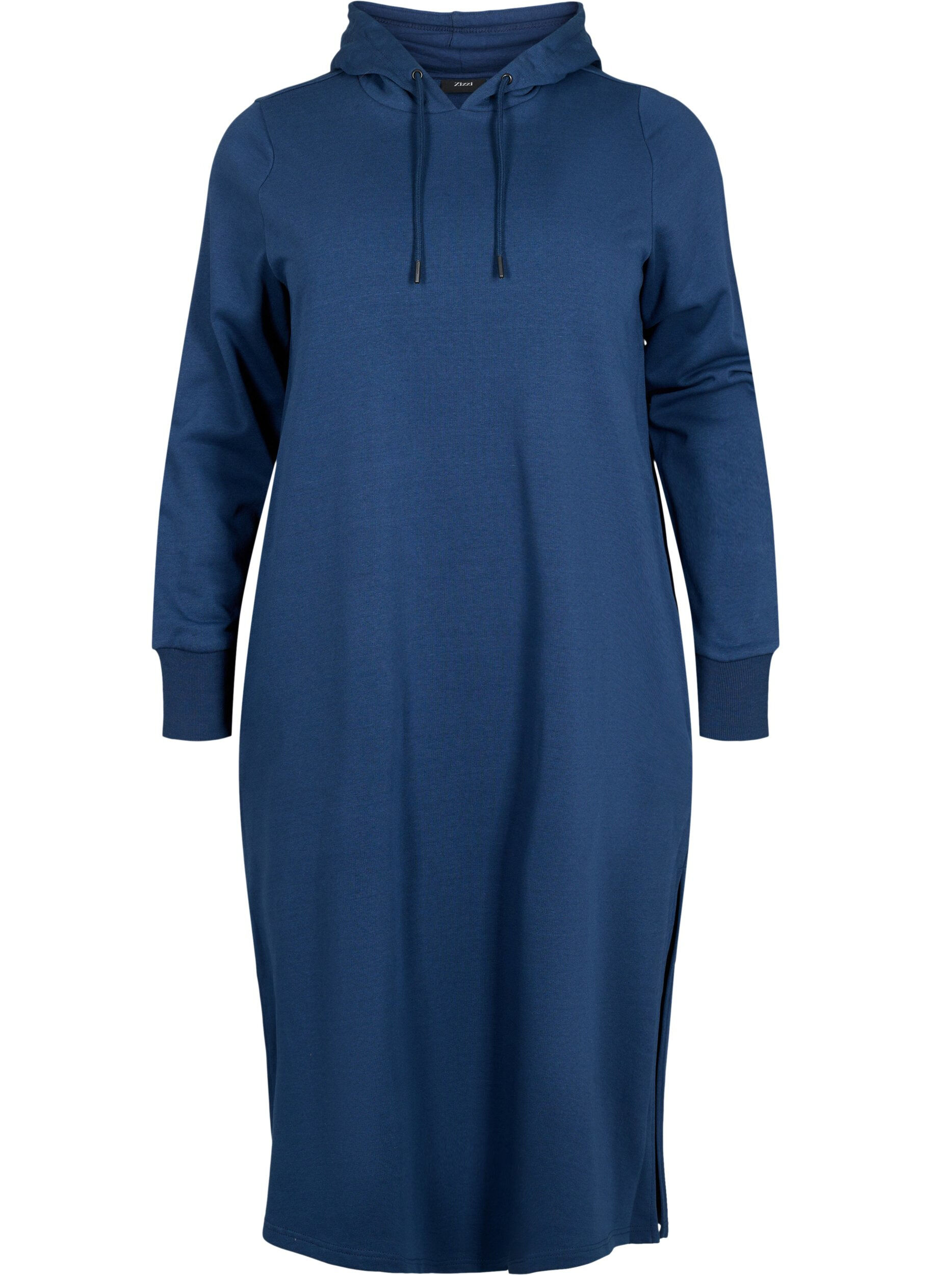 Zizzi Sweatshirtkleid mit Kapuze, Dress Blues, Packshot image number 0