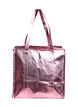 Einkaufstasche mit Rei&szlig;verschluss, Rot, Packshot image number 1
