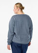 Sweatshirt mit aufgesticktem Mailand-Motiv, Grau, Model image number 2