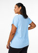Einfarbiges Trainings-T-Shirt, Blau, Model image number 2