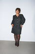 Jupe courte en boucl&eacute; avec sequins, Noir, Model image number 1