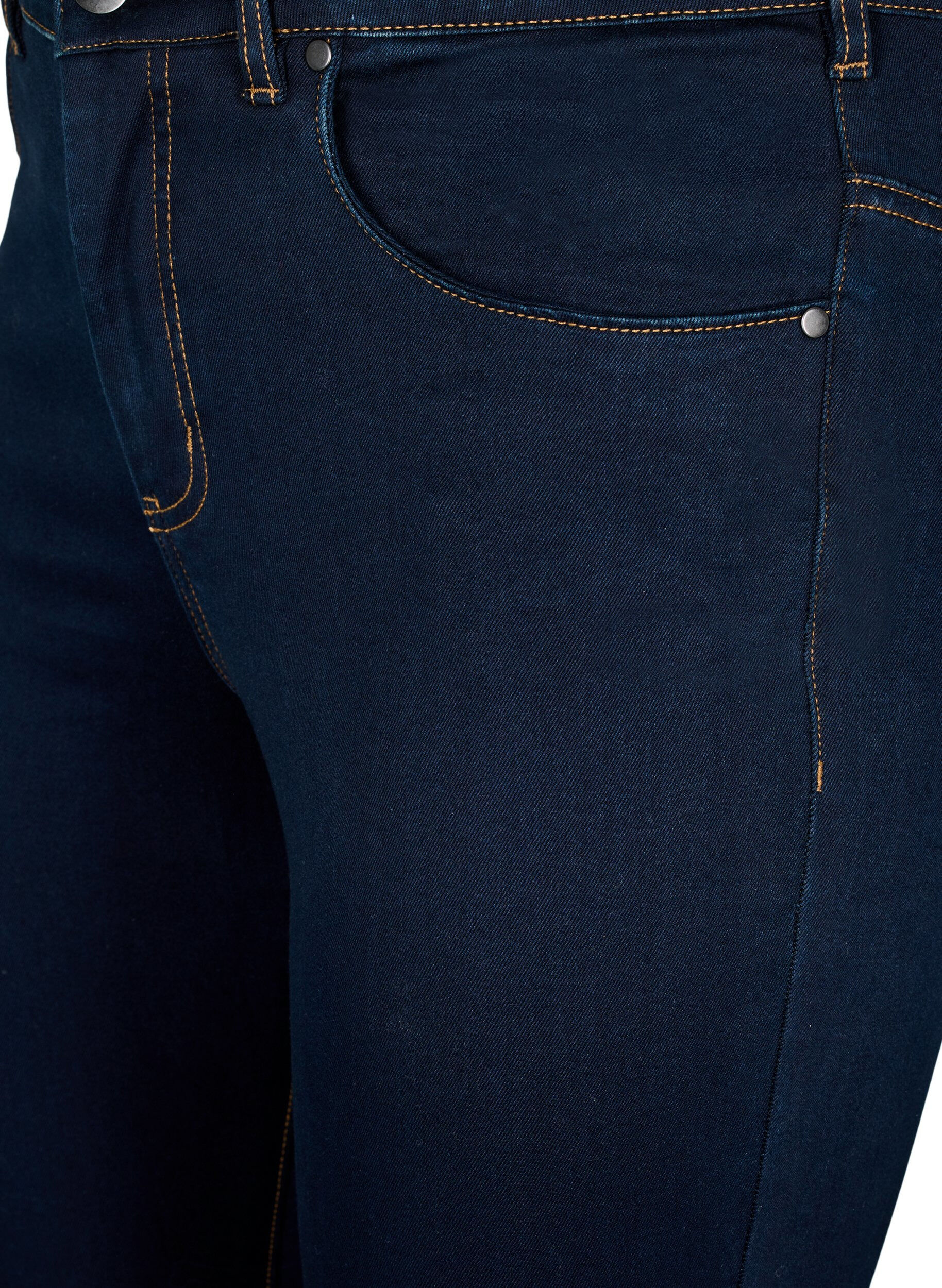 Zizzi Jean Amy super slim &agrave; taille haute, Unwashed, Packshot image number 2
