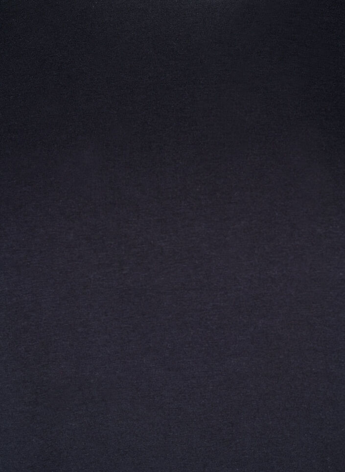 T-Shirt aus Bio-Baumwolle mit Rundhalsausschnitt, Black, Packshot image number 2