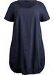 Kurzarm Kleid aus Baumwolle, Blau, Packshot image number 0
