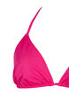 Haut de bikini forme triangle de couleur unie, Rose, Packshot image number 2