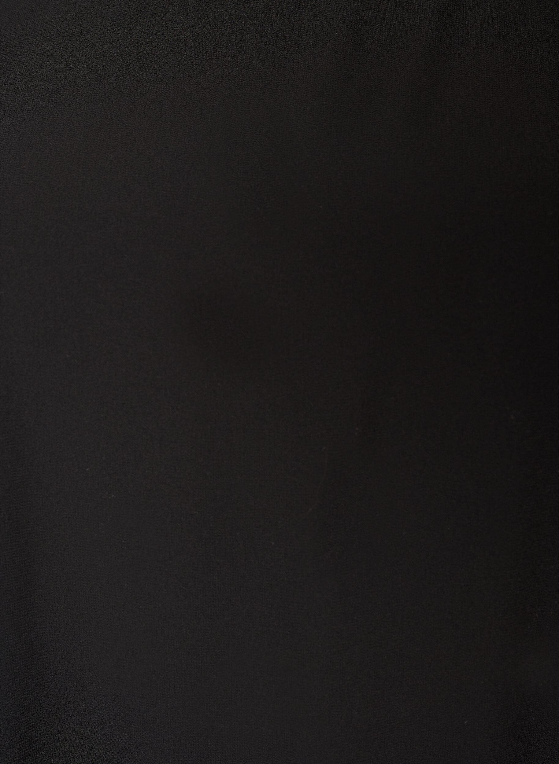 ZizziChiffonbluse mit Balloneffekt, Schwarz, Packshot image number 2