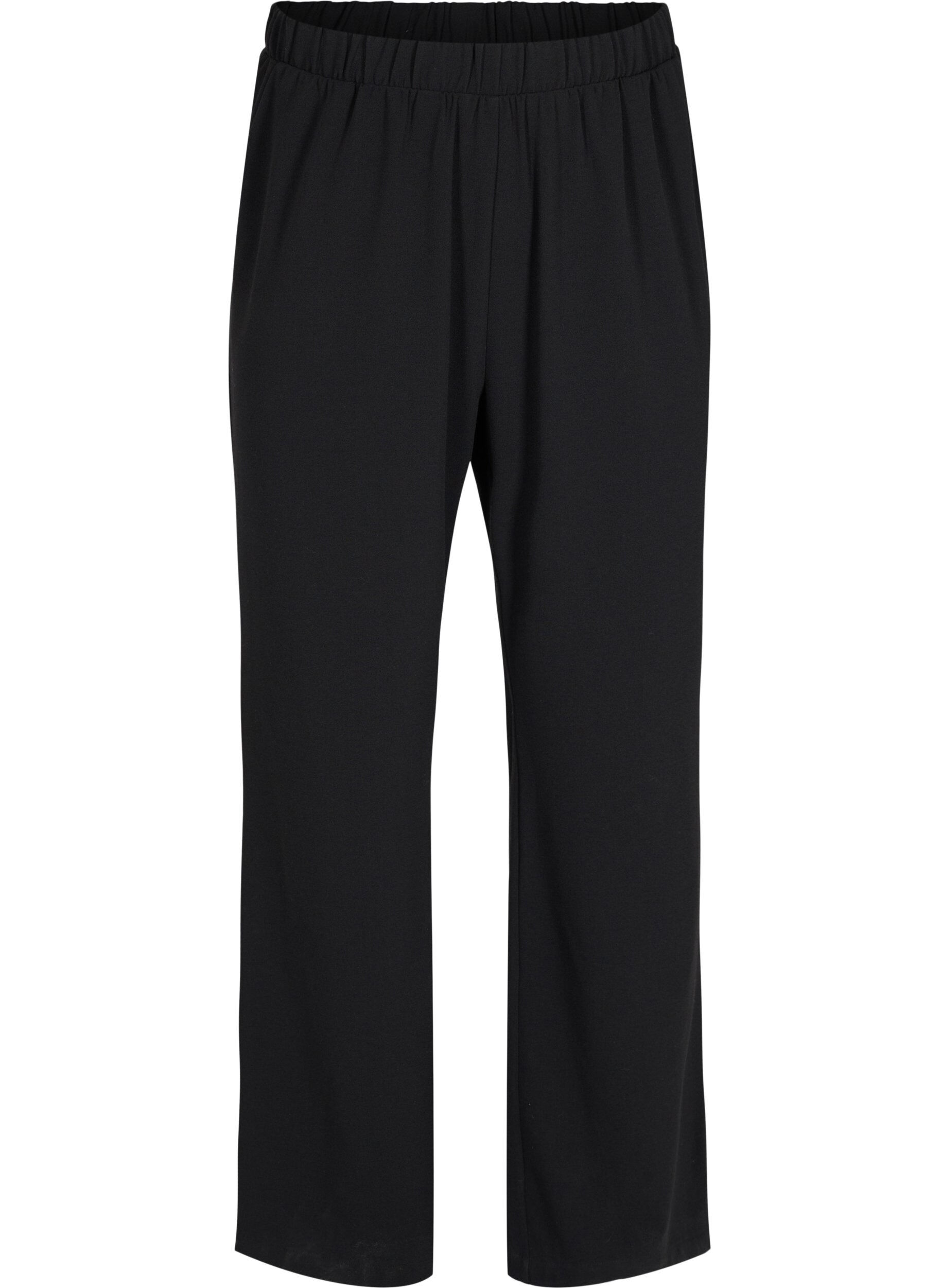 Pantalon &eacute;vas&eacute; avec taille &eacute;lastiqu&eacute;e