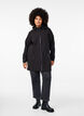 Softshell-Jacke mit abnehmbarer Kapuze, Schwarz, Model image number 1