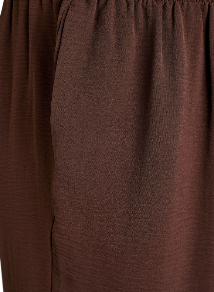 Pantalon balloon taille haute, Marron, Packshot image number 2