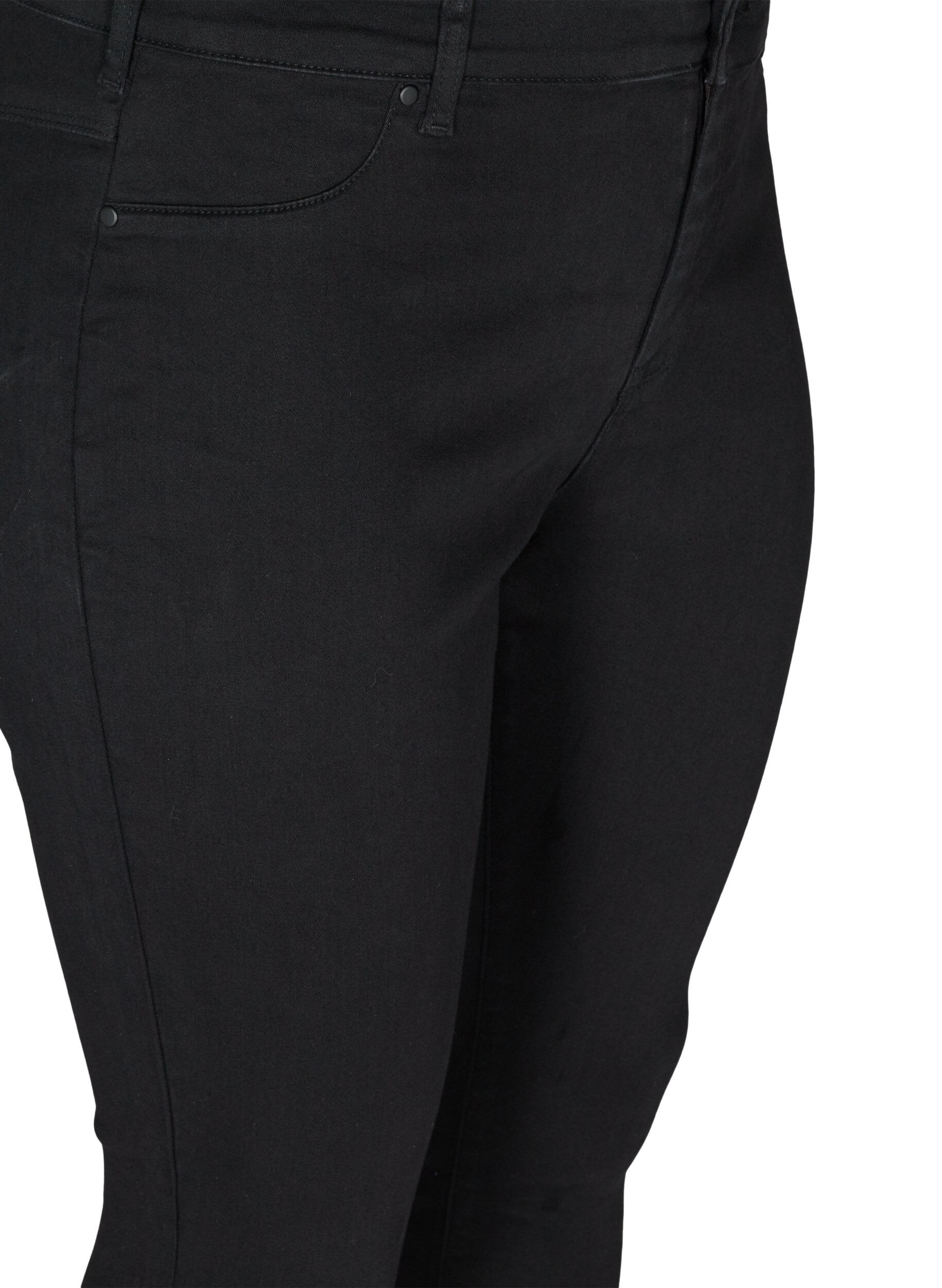 Zizzi Jeggings aus Baumwollmischung, Black, Packshot image number 2
