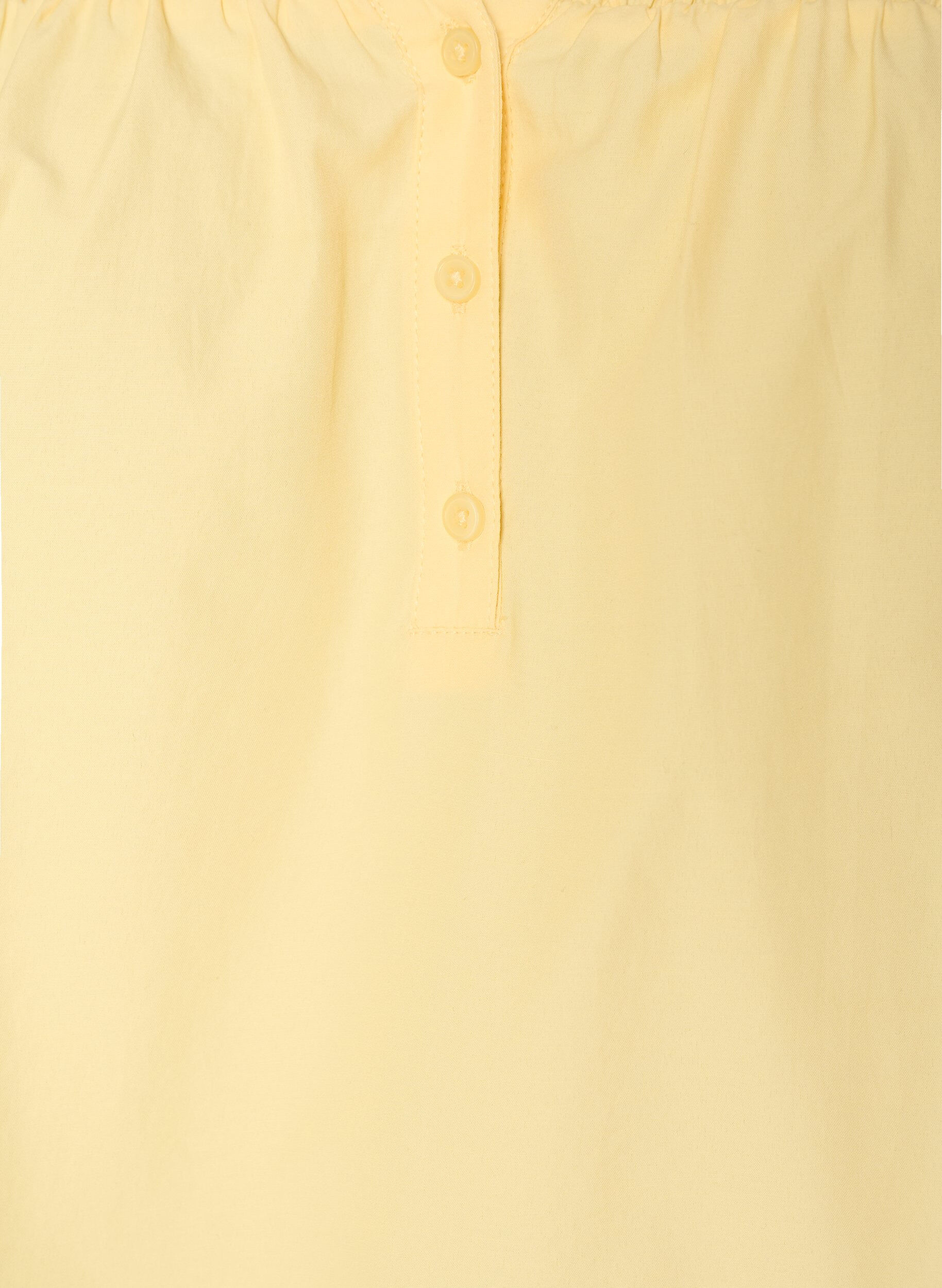 ZizziBlouse avec smock et manches 3/4, Jaune clair, Packshot image number 2