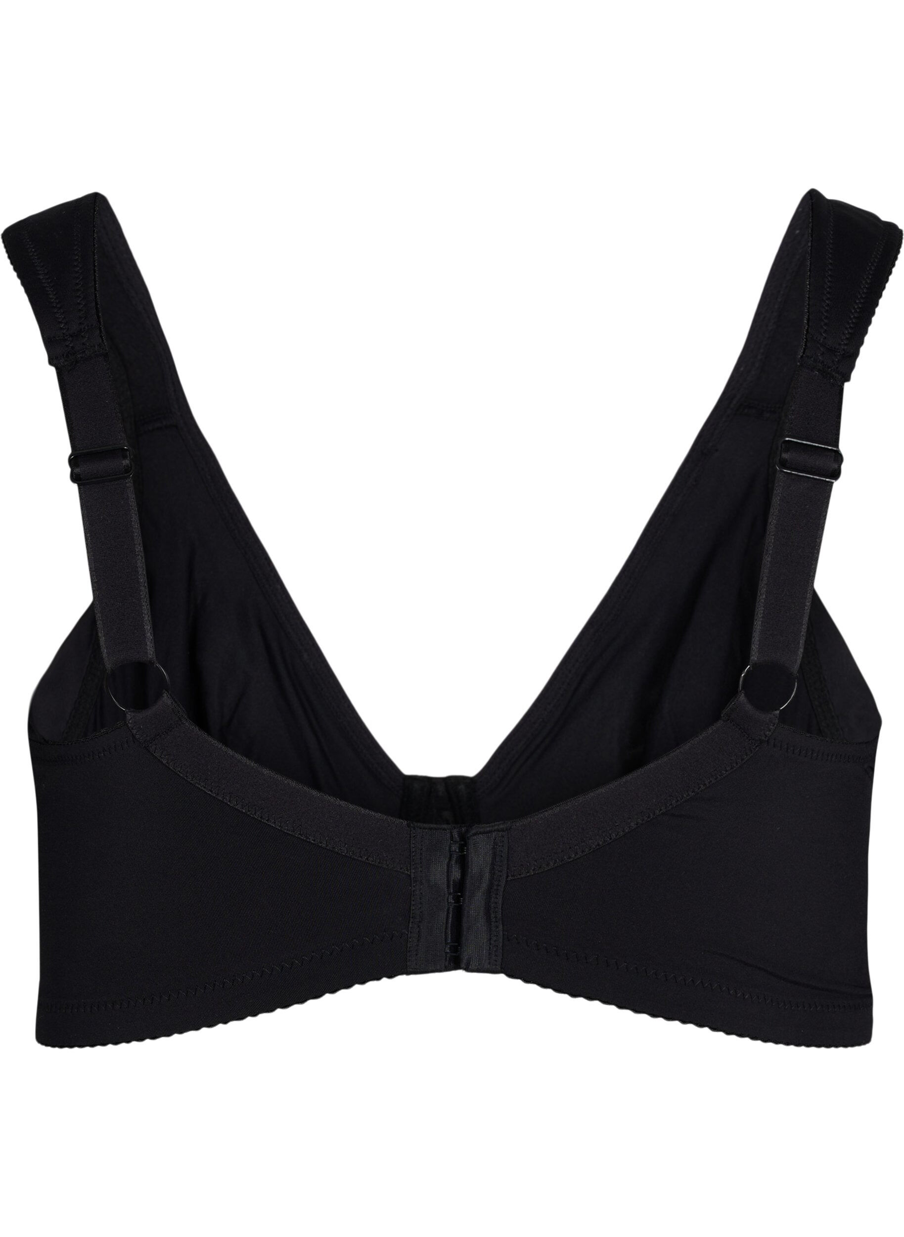 Zizzi Soutien-gorge uni &agrave; armatures, Black, Packshot image number 1