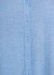 Lange Bluse aus Leinen und Viskose, Blau, Packshot image number 2