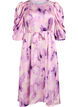 Robes de soir&eacute;e &agrave; manches courtes avec ceinture &agrave; n&oelig;ud, Violet, Packshot image number 0