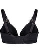 Soutien-gorge rembourré avec armature et détails en dentelle, Noir, Packshot image number 1