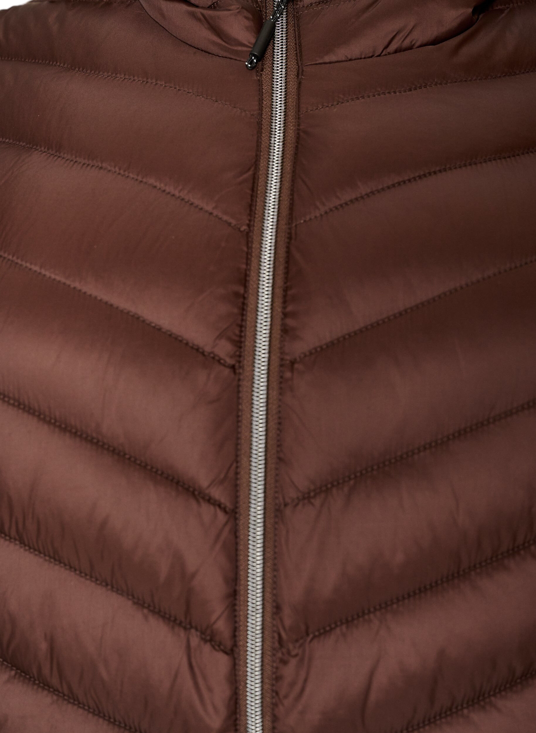 ZizziVeste l&eacute;g&egrave;re &agrave; capuche, Marron, Packshot image number 2