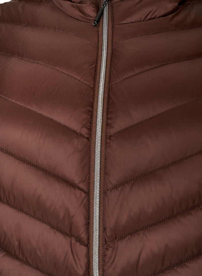 Veste l&eacute;g&egrave;re &agrave; capuche, Marron, Packshot image number 2