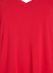 Midi-T-Shirtkleid mit V-Ausschnitt, Rot, Packshot image number 2