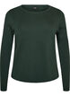 Langarm-Basic-T-Shirt mit Rundhalsausschnitt, Gr&uuml;n, Packshot image number 0