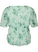 Chemise en mousseline &agrave; imprim&eacute; floral et manches courtes, Vert clair, Packshot image number 1