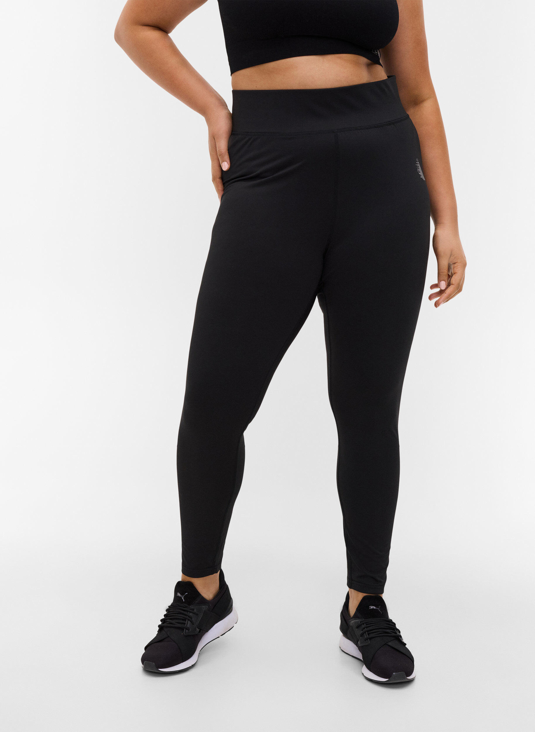 Zizzi Leggings d'entra&icirc;nement, Black, Model image number 0