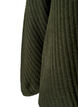 Pull à col roulé avec texture côtelée, Forest Night Mel., Packshot image number 3