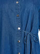 Jeanskleid mit Kn&ouml;pfen und Bindedetail, Blau, Packshot image number 2