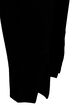 Leggings aus Viskose mit einem Schlitz auf der Vorderseite, Schwarz, Packshot image number 3