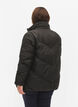 Kurze Puffer-Winterjacke mit Taschen, Black, Model image number 1