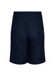 Hoch taillierte Bermudashorts aus Spitze, Blau, Packshot image number 1