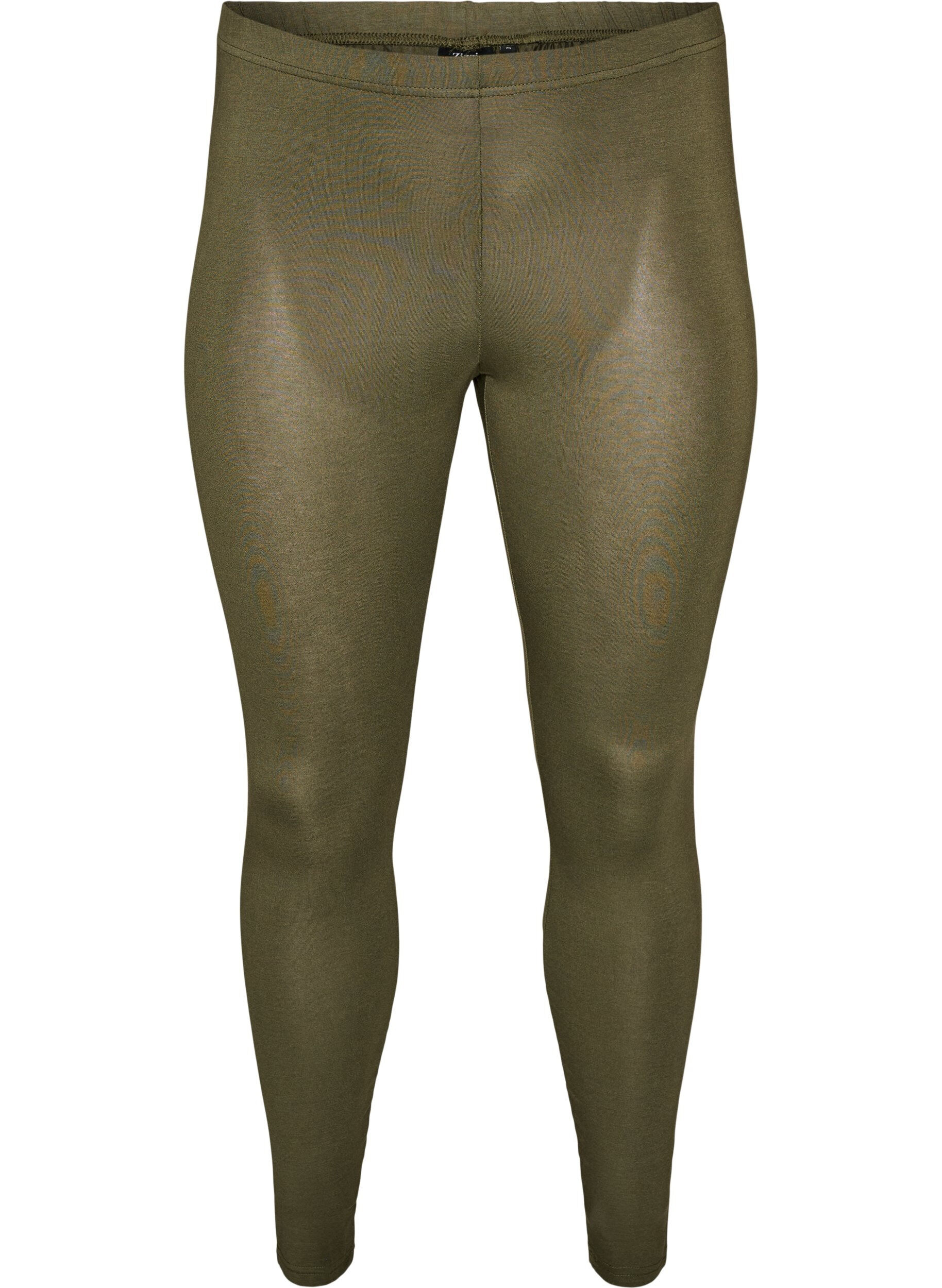 ZizziBasic-Leggings aus Viskose, Gr&uuml;n, Packshot image number 0