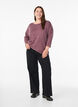 Bluse aus Jersey mit 3/4-&Auml;rmeln, Rot, Model image number 1
