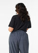 T-Shirt mit Print, Schwarz, Model image number 2