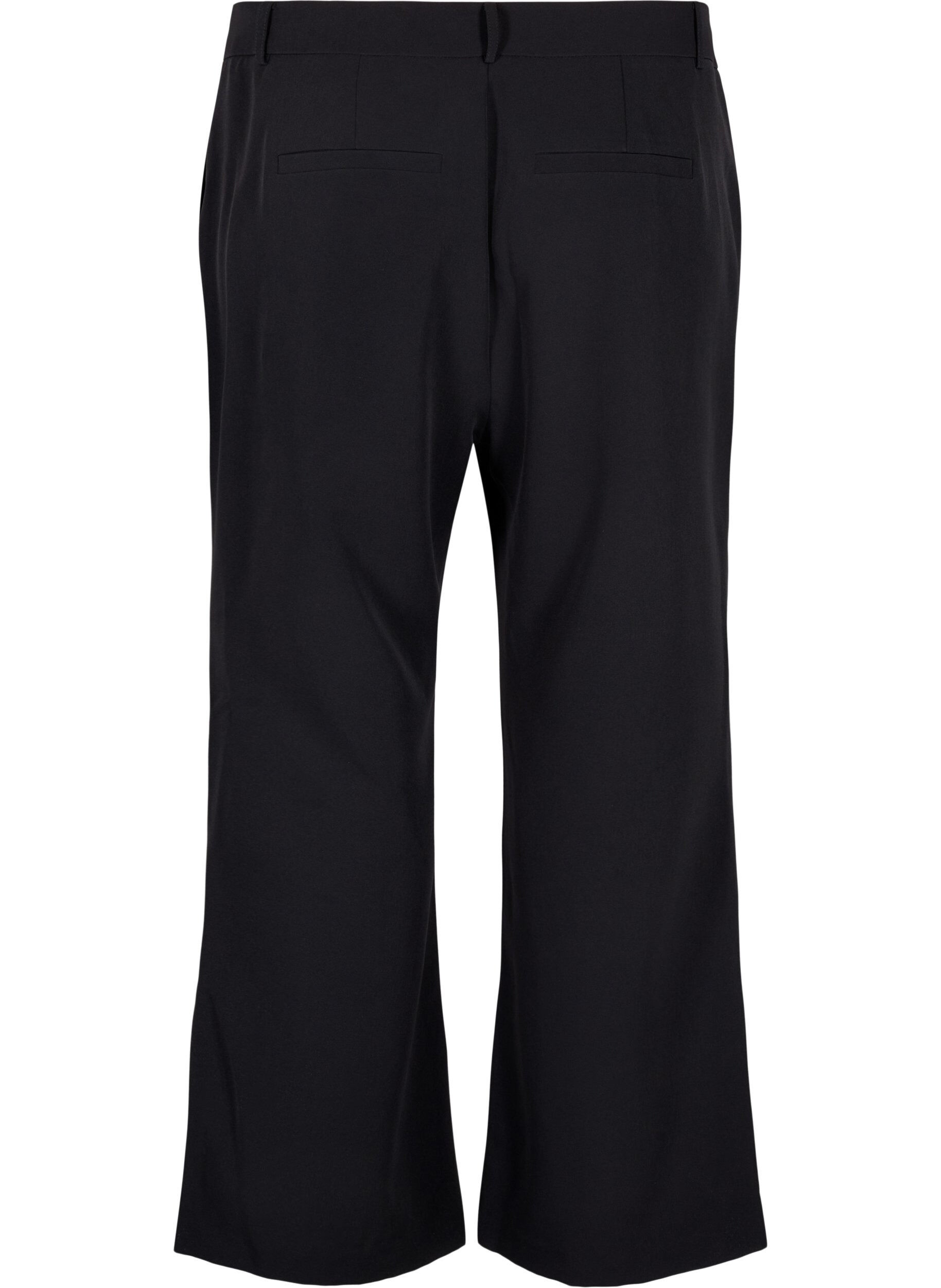 Zizzi Bootcut-Hose, Schwarz, Packshot image number 1