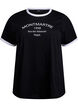 T-Shirt mit Textaufdruck, Black w.An. Wh.Paris, Packshot image number 0
