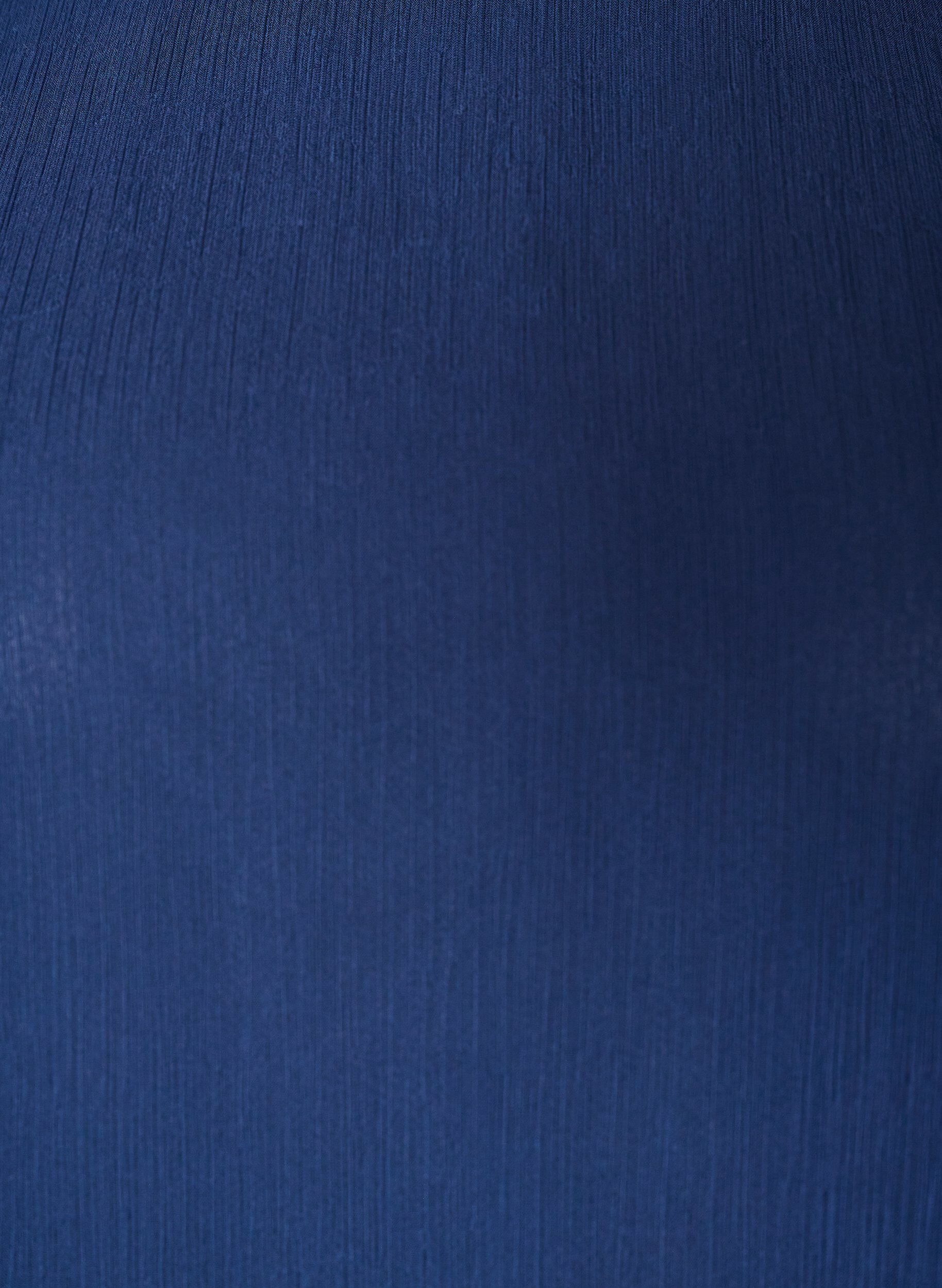 ZizziBluse aus Chiffon mit transparenten &Auml;rmeln, Blau, Packshot image number 2