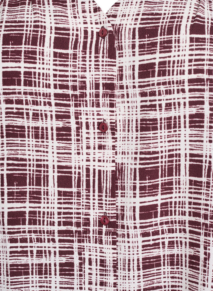 Bluse mit 1/2 &Auml;rmeln, Dunkles Bordeaux, Packshot image number 2