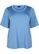 T-Shirt mit TENCEL™ Lyocell und Streifen, Blau, Packshot image number 0