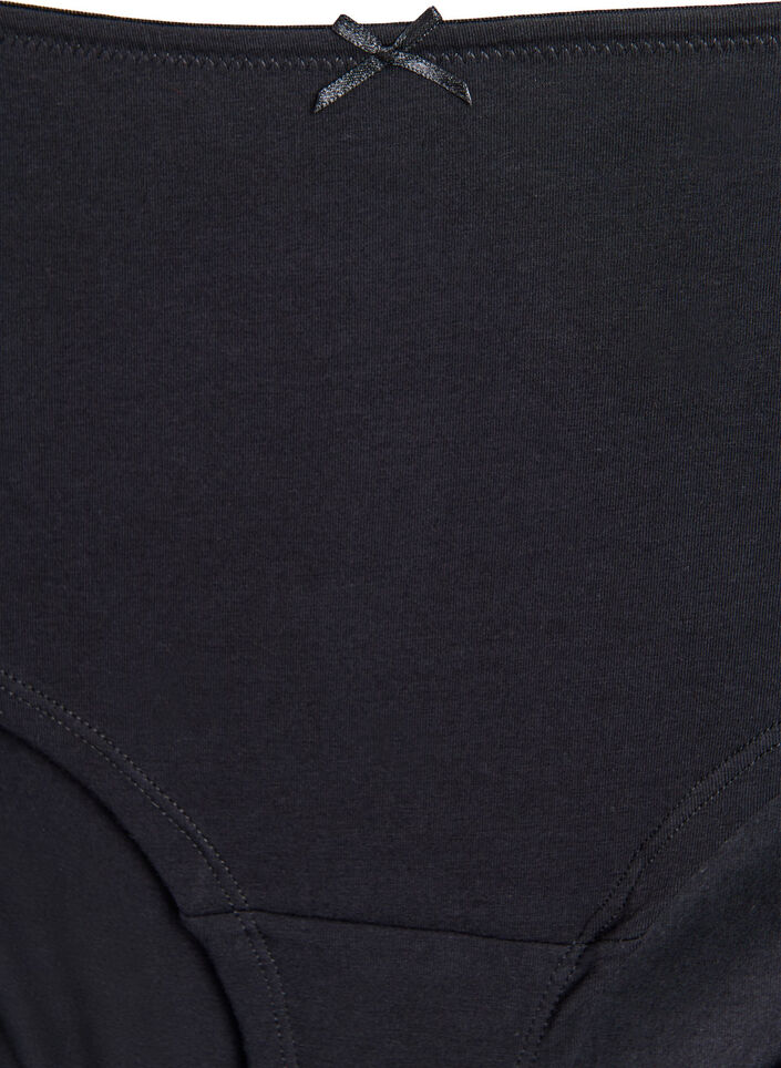 3er Pack Hipster-Panties mit Spitzenbündchen, Schwarz, Packshot image number 3