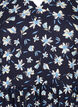 Robe courte évasée à imprimé floral, Bleu, Packshot image number 2