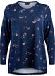  Bluse mit Blumenmuster und langen &Auml;rmeln, Blau, Packshot image number 0