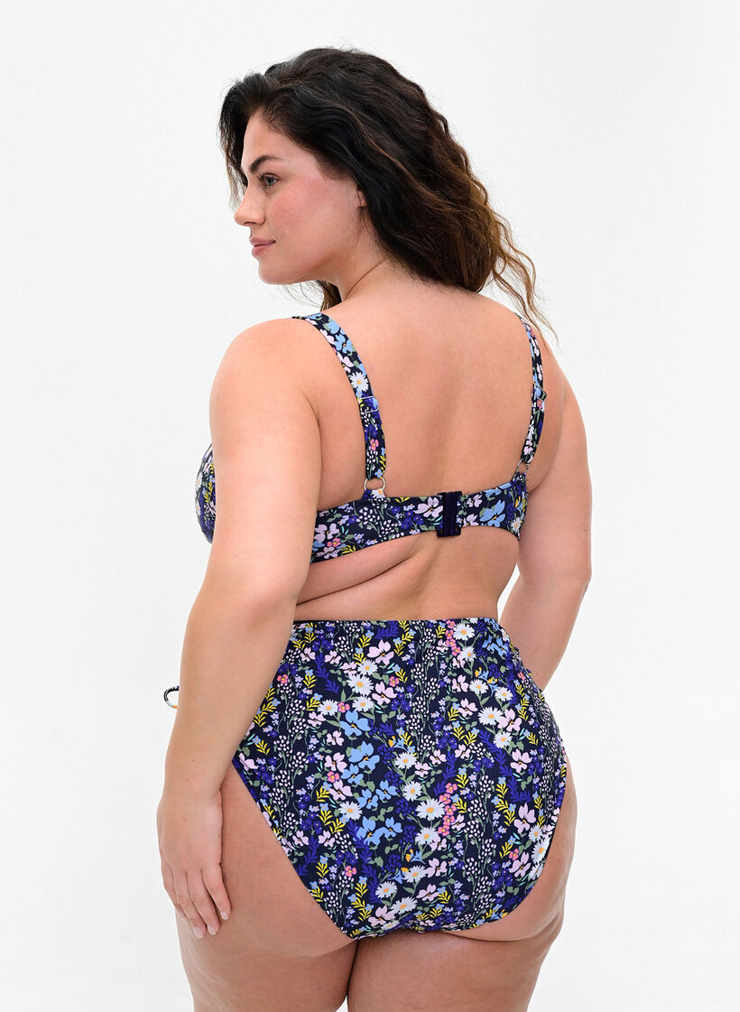Bas de bikini à motifs, Ditsy Flower, Model image number 1