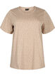 T-Shirt aus Bio-Baumwolle mit Punktmuster	, Beige, Packshot image number 0