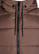 Langer Weste mit Kapuze und Taschen, Braun, Packshot image number 2