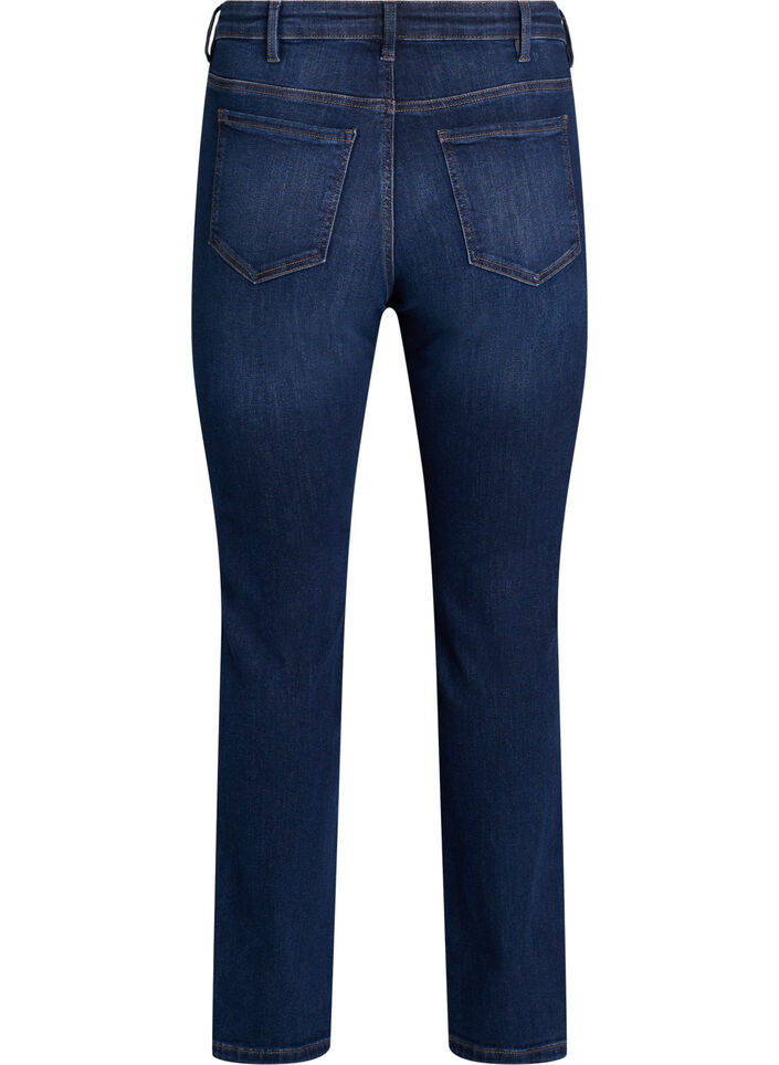 Slim fit Jeans mit normaler Taille, Dark Blue, Packshot image number 1