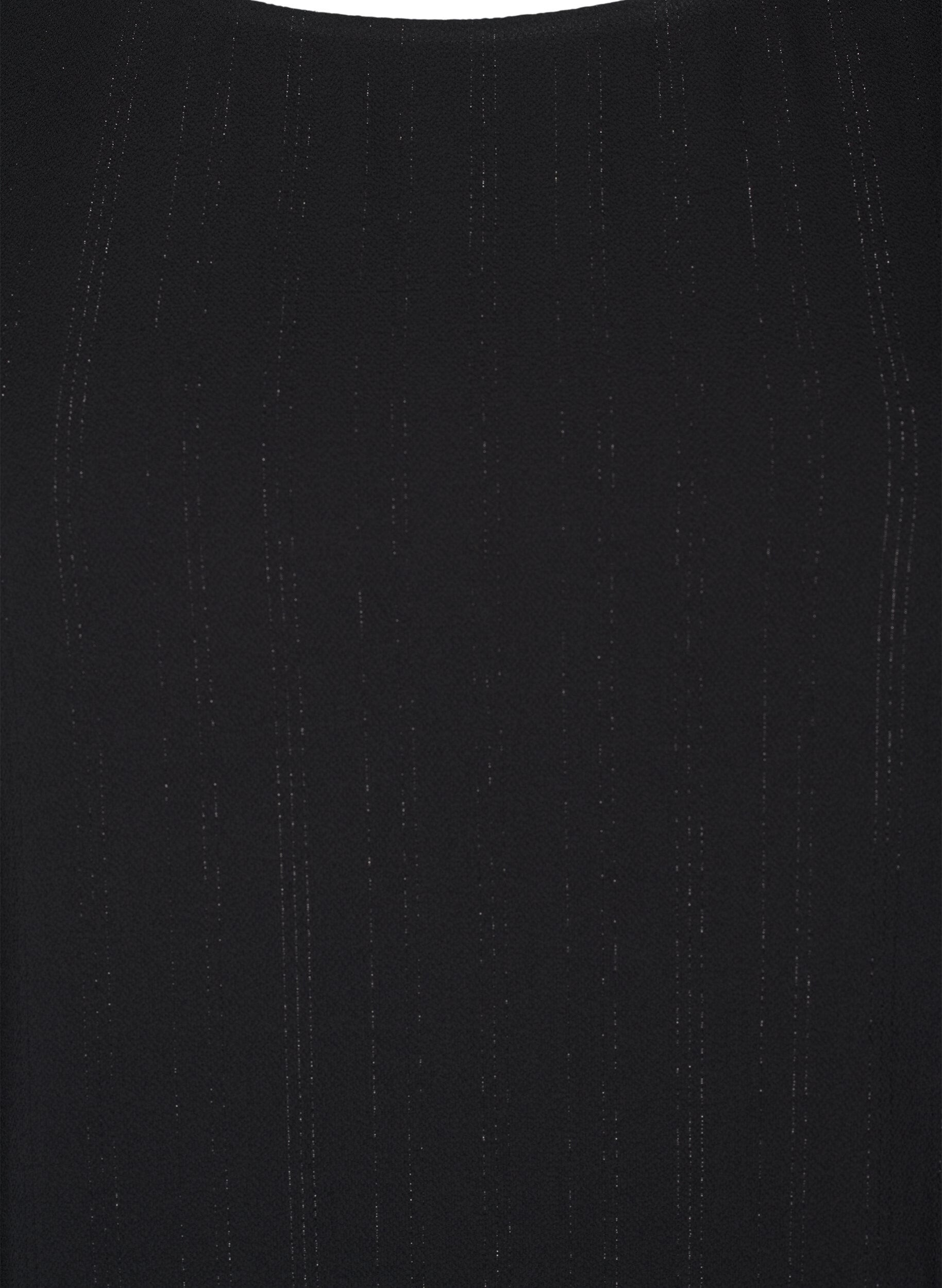 ZizziBluse mit Silberglitzer, Schwarz, Packshot image number 2
