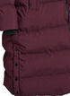 Langer Winter-Steppmantel mit Kapuze, Dunkles Bordeaux, Packshot image number 3