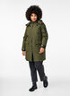 Veste d'hiver pratique avec capuche et poches, Vert foncé, Model image number 1