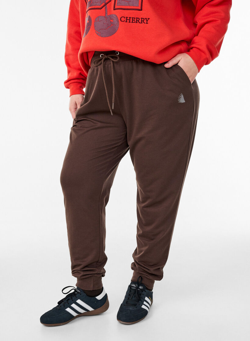 Sweatshirt avec motif &agrave; l'avant, Rouge, Model image number 0